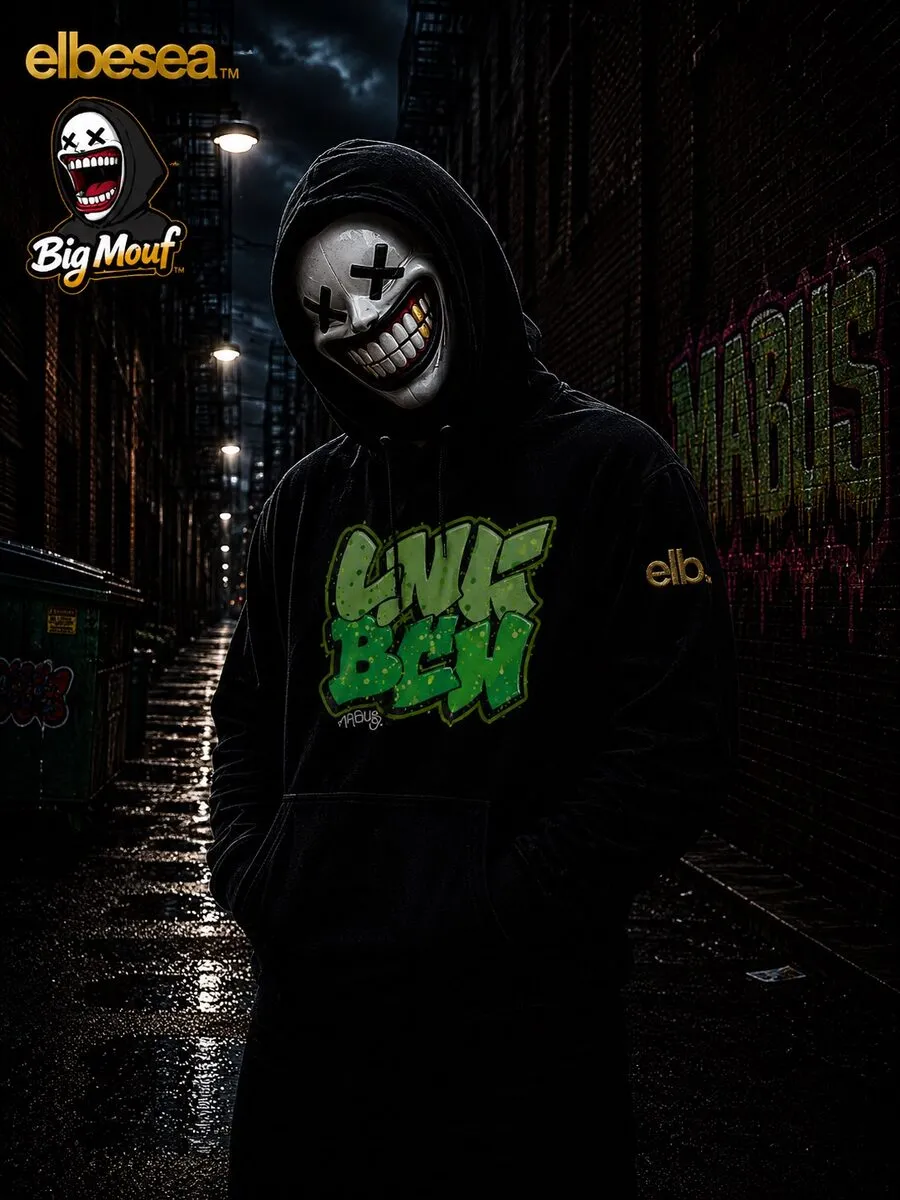 LNG BCH Hoodie — Colorful Fade