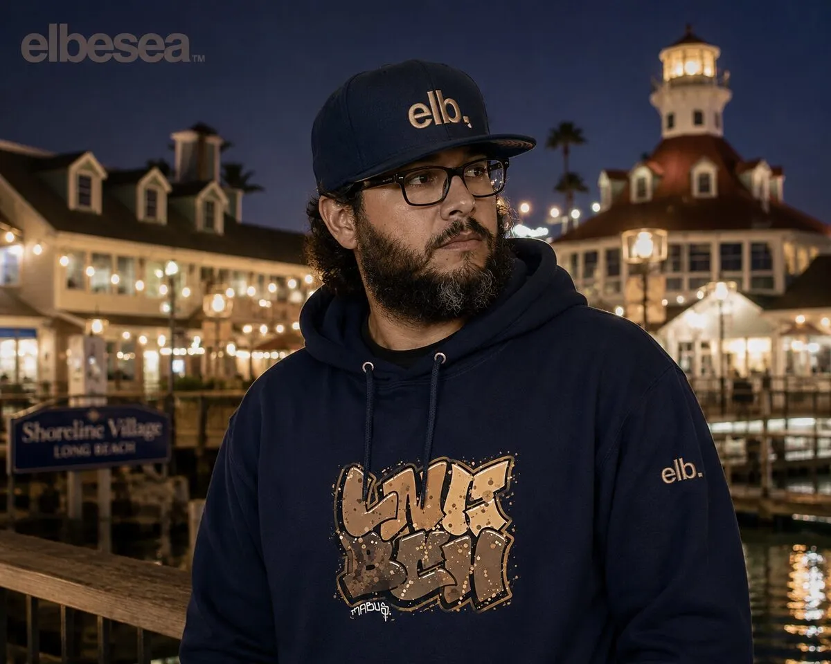 LNG BCH Hoodie — Browns Fade