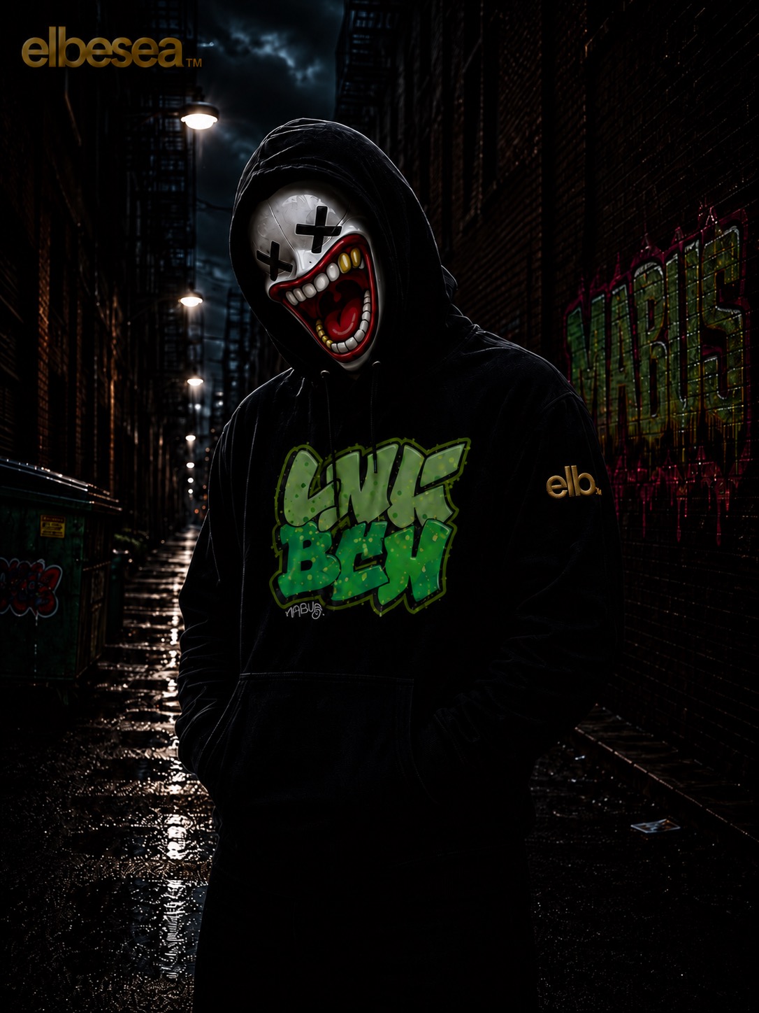 BIG MOUF LNG BCH Toxic Hoodie